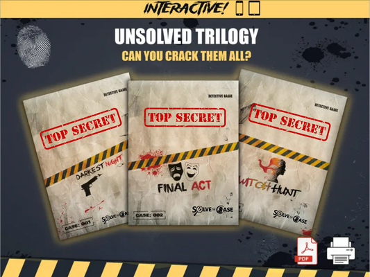 Mystery Game Bundle - The Unsolved Trilogy